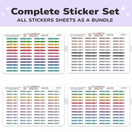 Semester 1 & 2 Week 1–24 Scribble Stickers