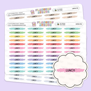 Lunch Scribble Stickers