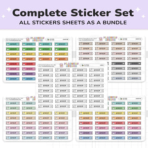 Clean Bathroom Banner Flag Stickers