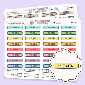 This Week Planner Stickers