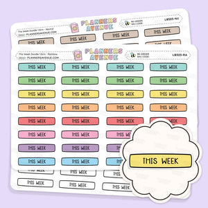 This Week Planner Stickers