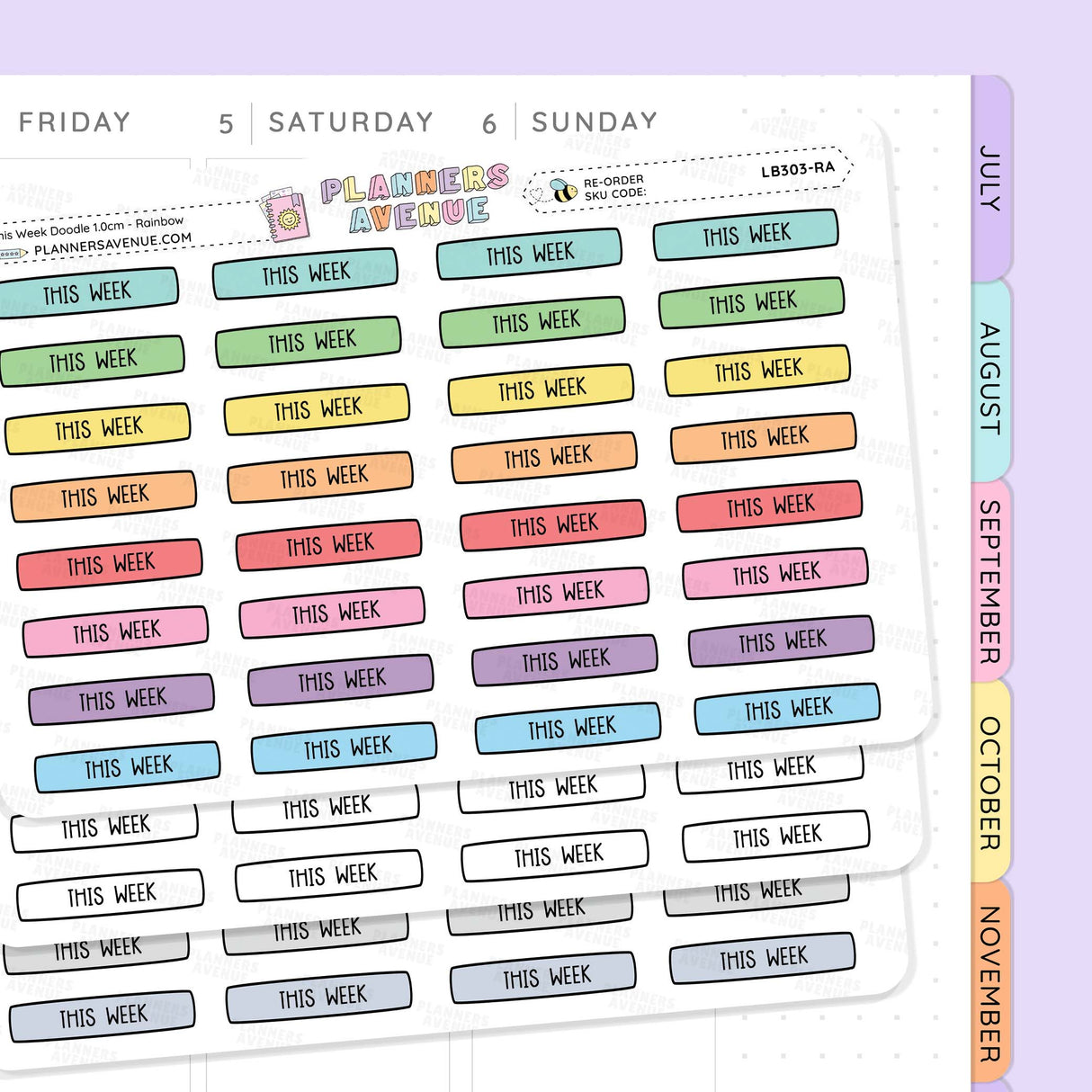 This Week Planner Stickers