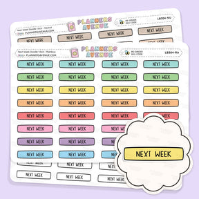 Next Week Planner Stickers