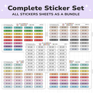 Next Week Planner Stickers