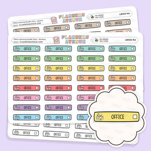 Office Cleaning Planner Stickers