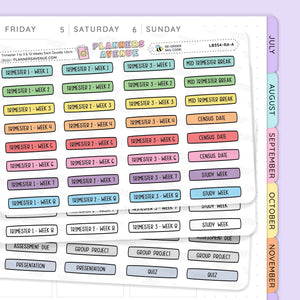 Trimester 1 to 3 with 12 Weeks Planner Stickers