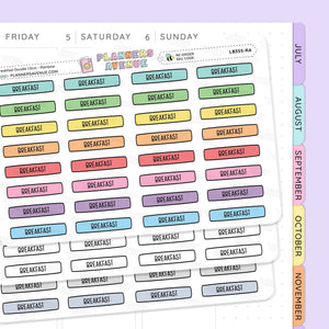 Breakfast Planner Stickers