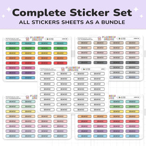 Breakfast Planner Stickers