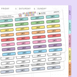 Lunch Planner Stickers