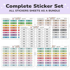 Dinner Planner Stickers
