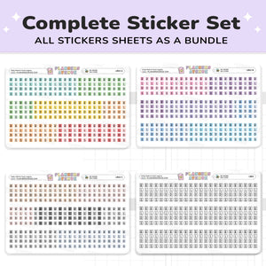 Meal Food Log Planner Sticker set