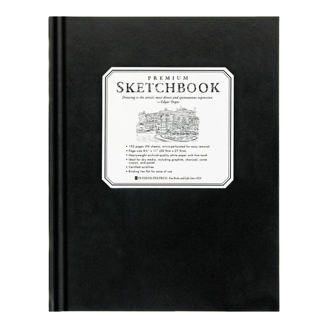 Large Black Premium Sketchbook