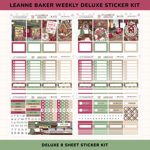 Christmas Cafe Leanne Baker Weekly Sticker Kit
