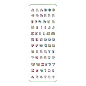 Letters & Numbers Sticker Set