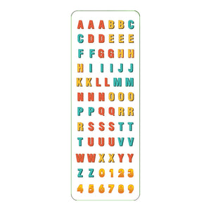 Letters & Numbers Sticker Set