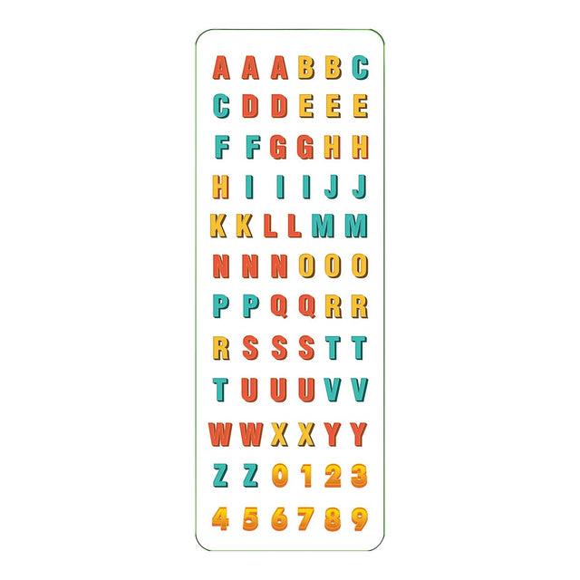 Letters & Numbers Sticker Set