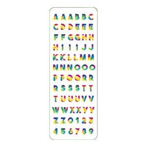 Letters & Numbers Sticker Set