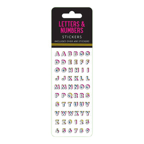 Letters & Numbers Sticker Set