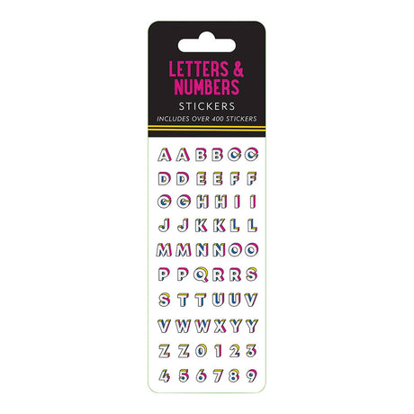 Letters & Numbers Sticker Set