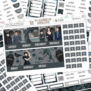 Macabre Manor Lime Monthly Sticker Kit