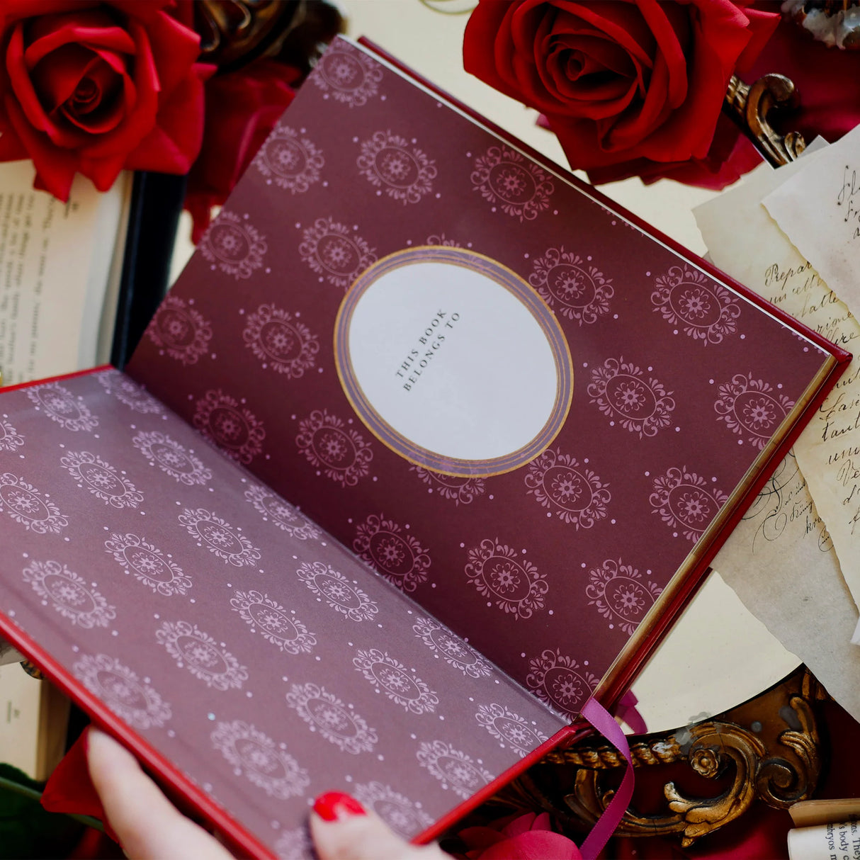 Literati Journal - Crimson Red A5 Journal - Dot Grid
