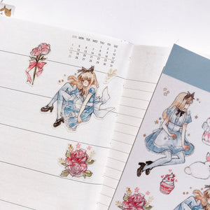 Little Alice Washi Paper Stickers by Cherry Rabbit