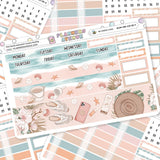 Pink Sands Hobonichi Cousins Monthly Sticker Foiled Kit (HOLO GOLD FOIL)