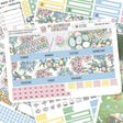 Sugar Bunny Erin Condren Monthly Sticker Foiled Kit (HOLO SILVER FOIL)