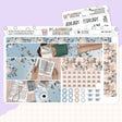 Bookish Hobonichi Monthly Sticker Foiled Kit (SILVER FOIL)