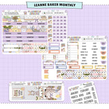 Easter Day Leanne Baker Monthly Sticker Foiled Kit (GOLD FOIL)