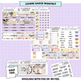 Easter Day Leanne Baker Monthly Sticker Foiled Kit (GOLD FOIL)