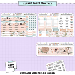 Pink Sands Leanne Baker Monthly Sticker Foiled Kit