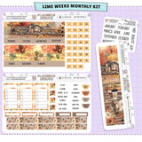 Autumn Lake Lime Monthly Sticker Foiled Kit (ROSE GOLD FOIL)