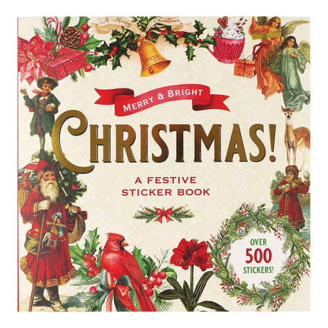 Merry & Bright Christmas Festive Sticker Book
