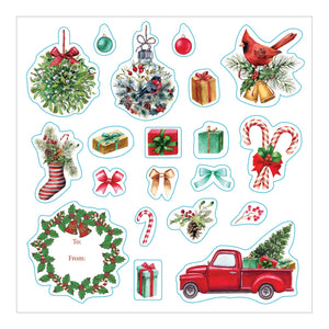 Merry & Bright Christmas Festive Sticker Book - Over 500 Stickers
