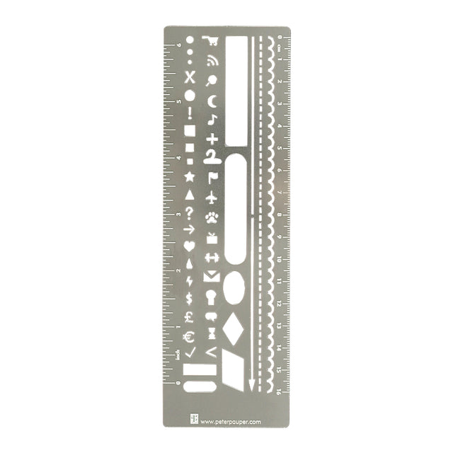 Metal Stencil Bookmark