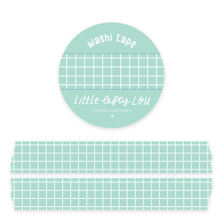 Mint Grid Washi Tape by Little Lefty Lou