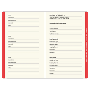 Mushroom Internet Address & Password Logbook