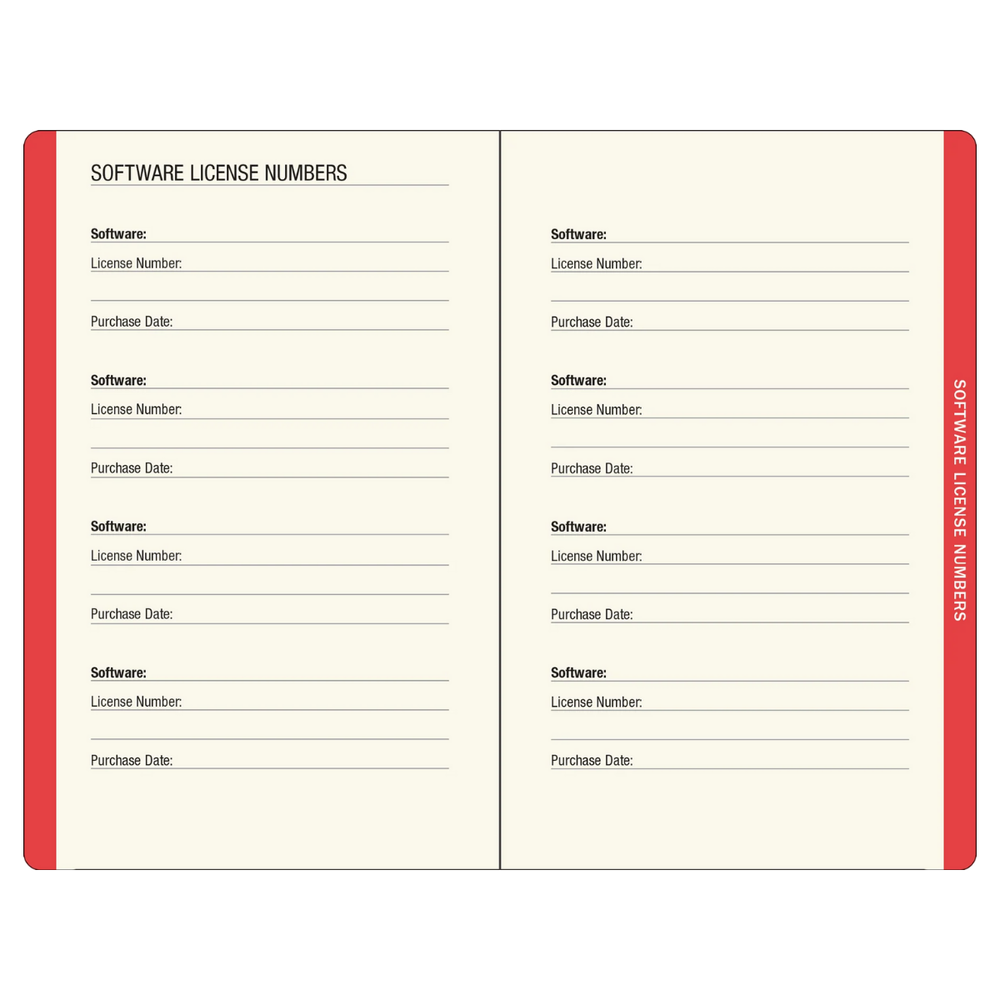 Mushroom Internet Address & Password Logbook