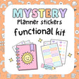 Mystery Functional Planner Stickers