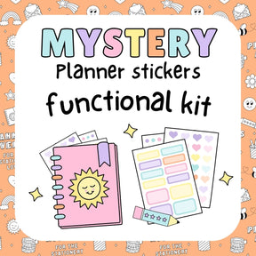 Mystery Functional Planner Stickers