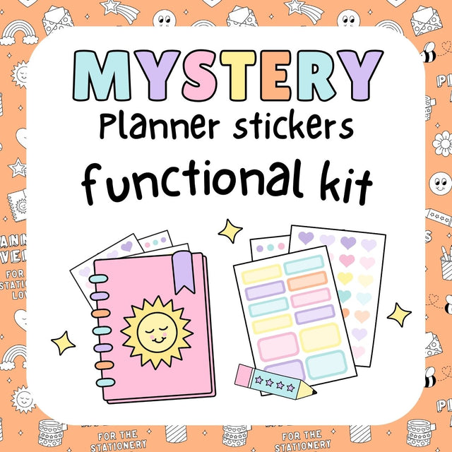 Mystery Functional Planner Stickers