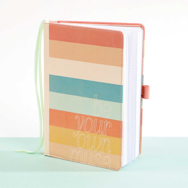 Happy Planner Sunset Stripe Dot Grid Journal