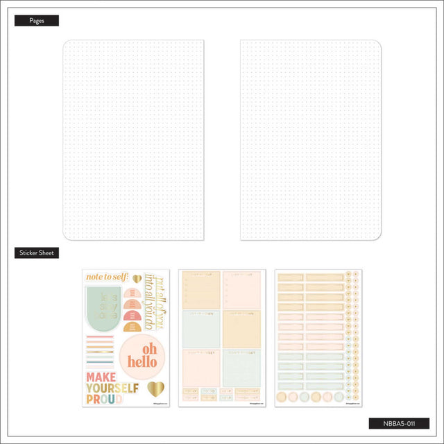 Happy Planner Sunset Stripe Dot Grid Bullet Journal