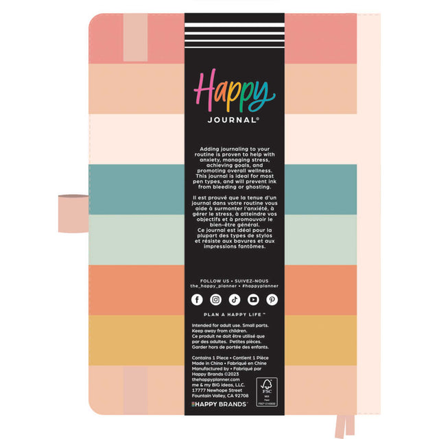 Happy Planner Sunset Stripe Dot Grid Bullet Journal