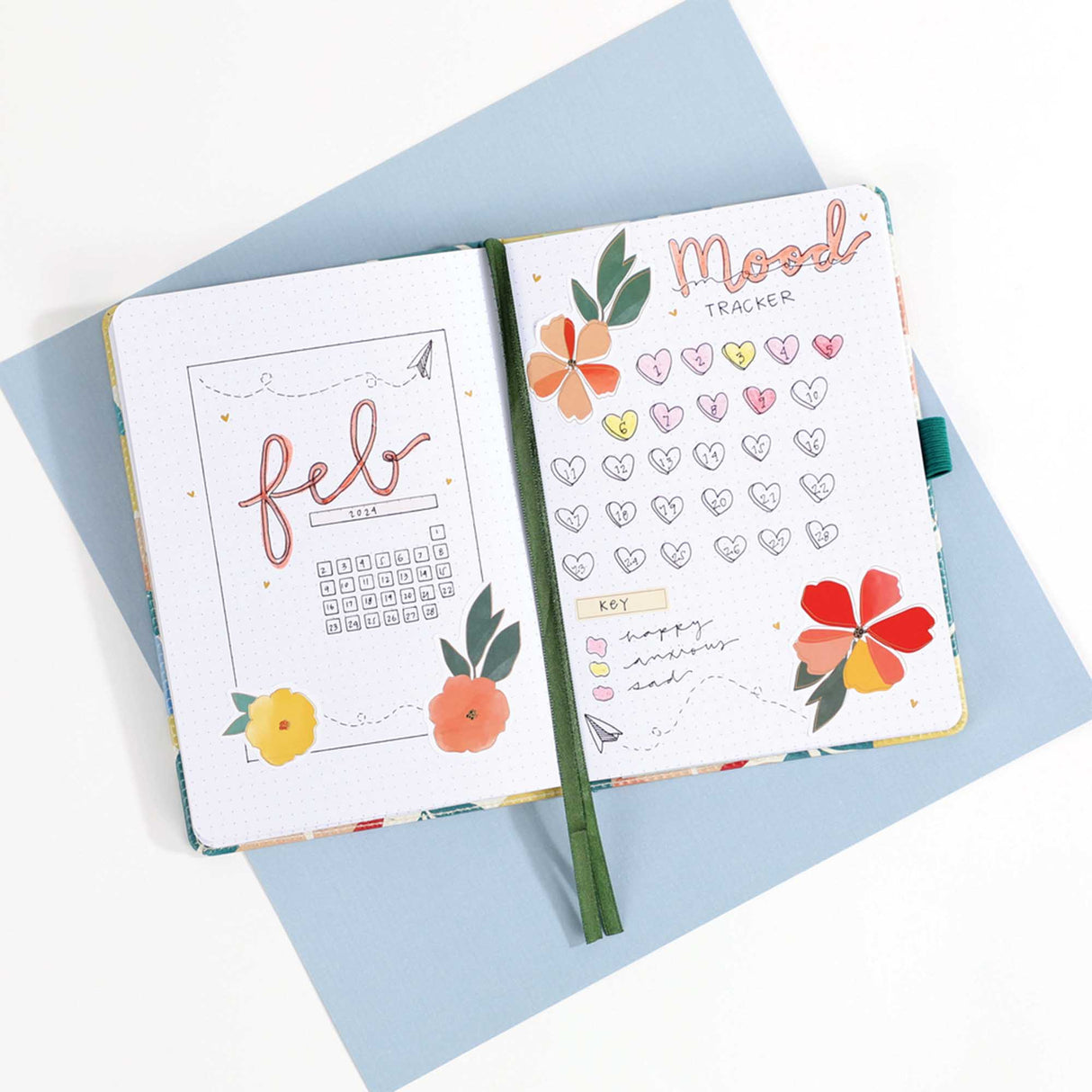 Happy Planner Muted Meadow Dot Grid Journal