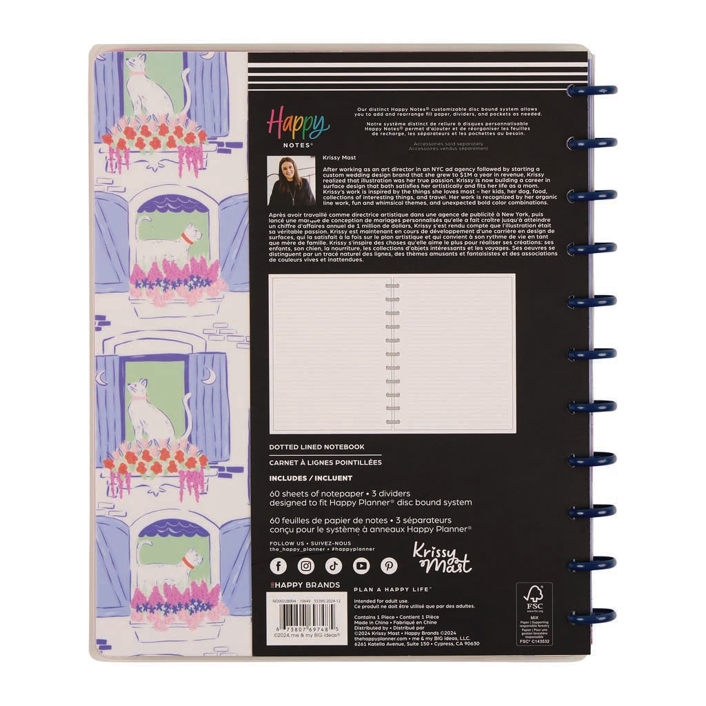 Happy Planner Purrfect Year Big Notebook - Lined