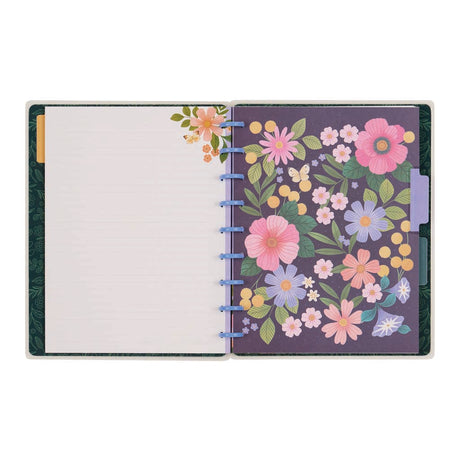Happy Planner Midnight Meadow Classic Notebook - Lined