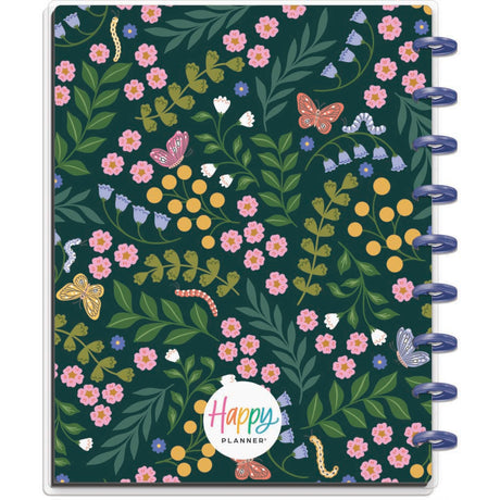 Happy Planner Midnight Meadow Classic Notebook - Lined