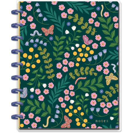 Happy Planner Midnight Meadow Classic Notebook - Lined